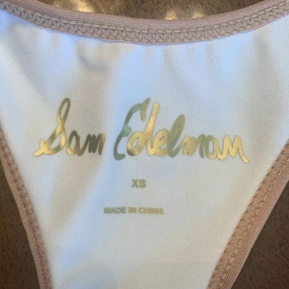 Sam Edelman Colorblock Racerback Sports Bra - Picture 5 of 8